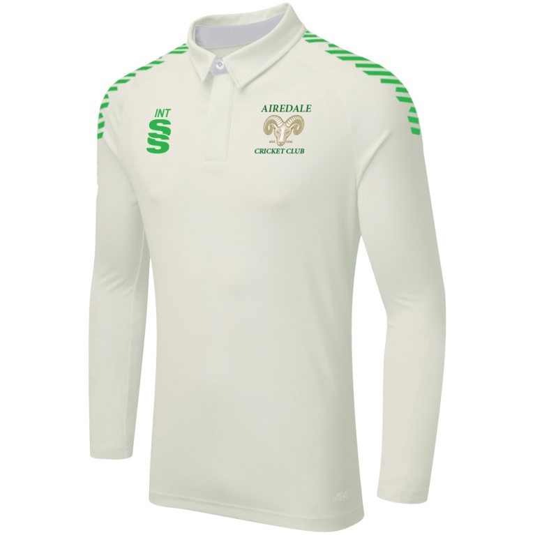 DUAL LONG SLEEVE CRICKET SHIRT (WOMENS)-Ivory