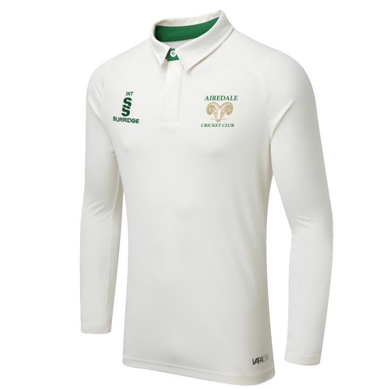 Ergo Long Sleeve Cricket Shirt Green