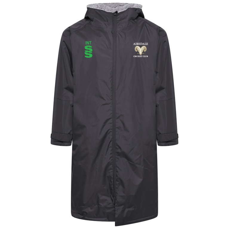 FLEECE ROBE - BLACK